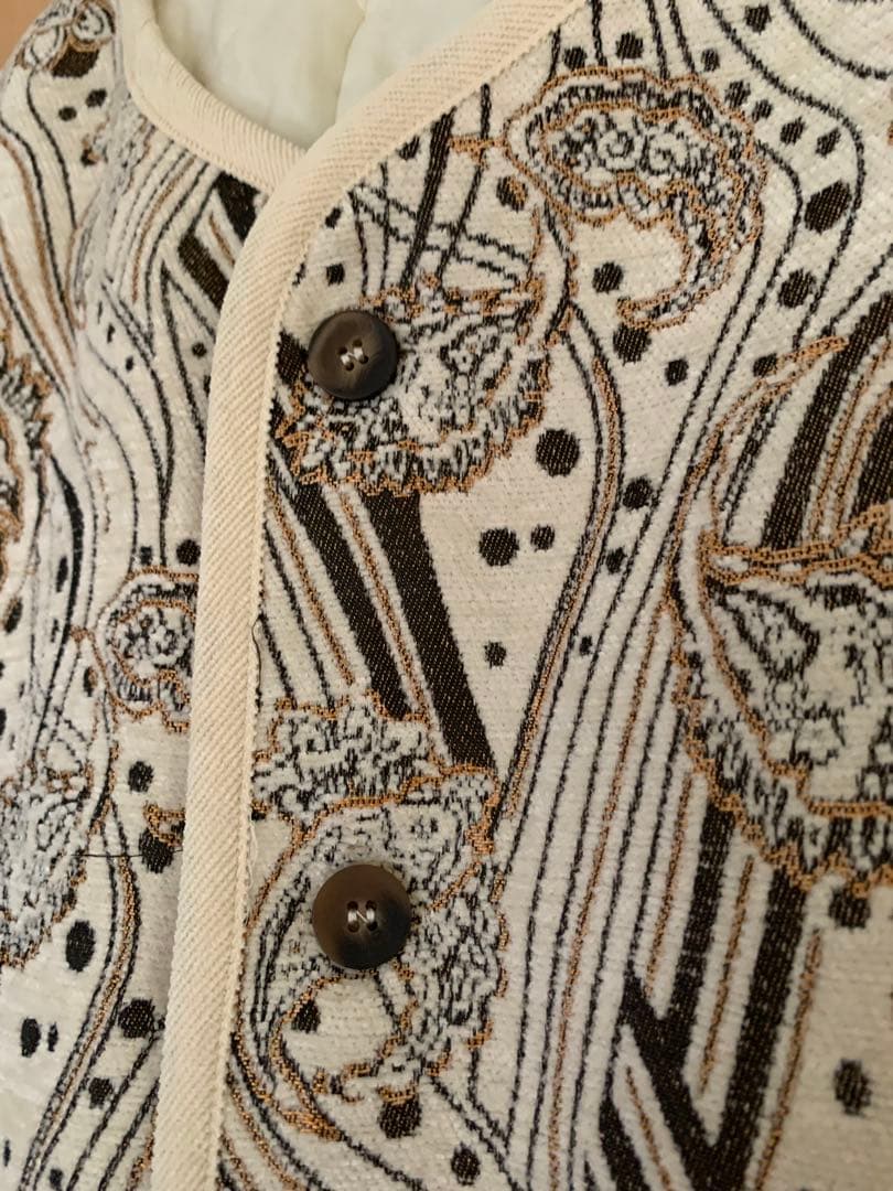 SALE完売品★アンティカ antiqua★ダマスク調ジャガードジャケット★