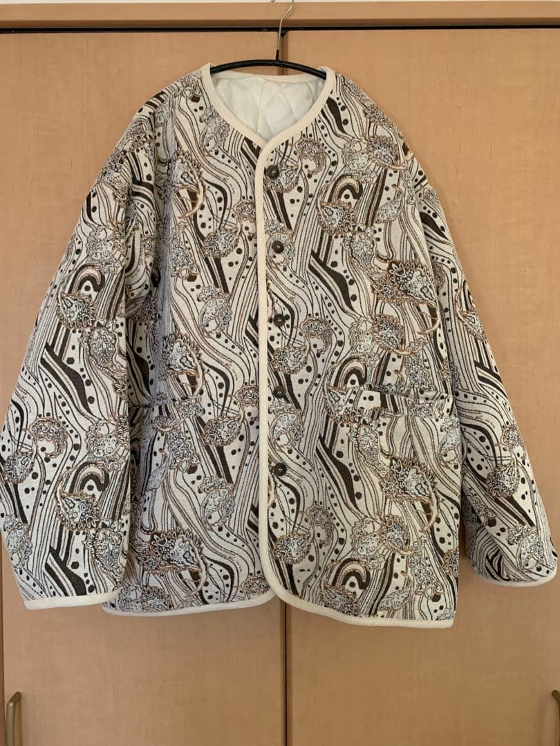 SALE完売品★アンティカ antiqua★ダマスク調ジャガードジャケット★