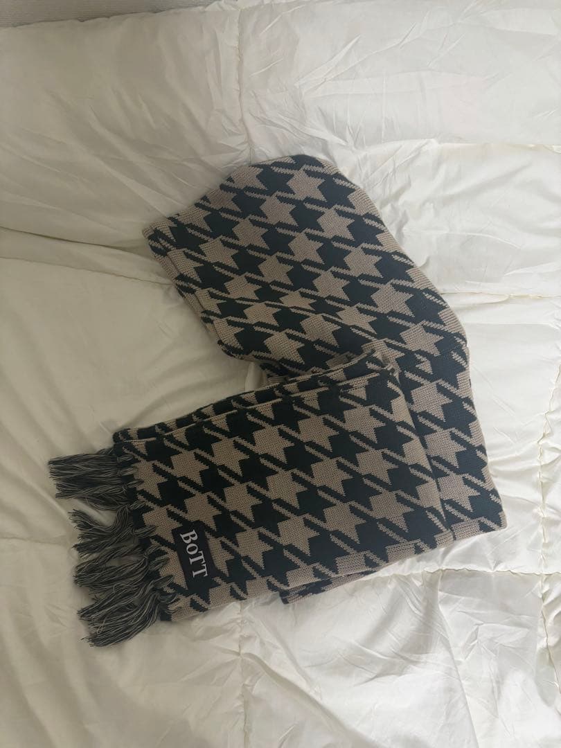 ☆*☆様 BOTT 24aw HOUNDSTOOTH HOODED SCARF