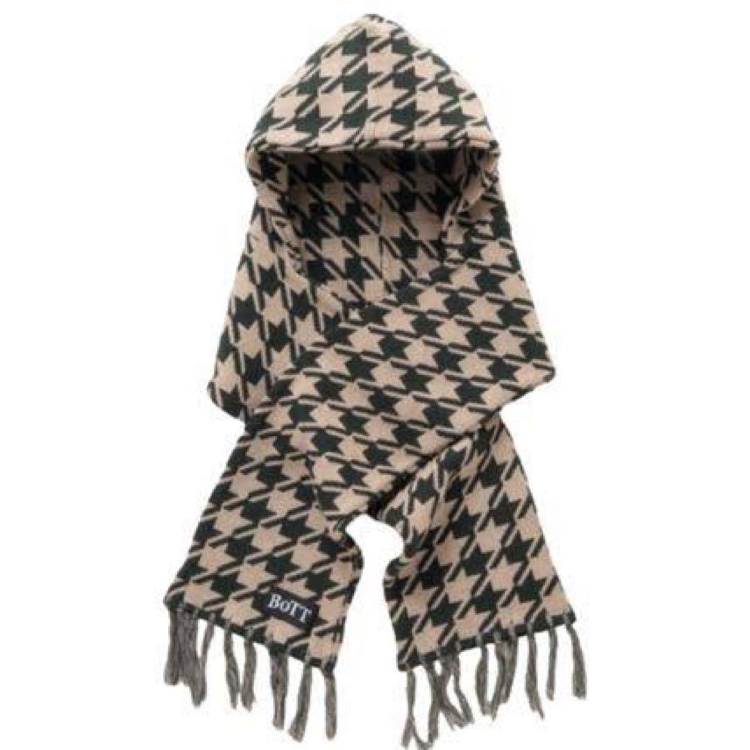 ☆*☆様 BOTT 24aw HOUNDSTOOTH HOODED SCARF
