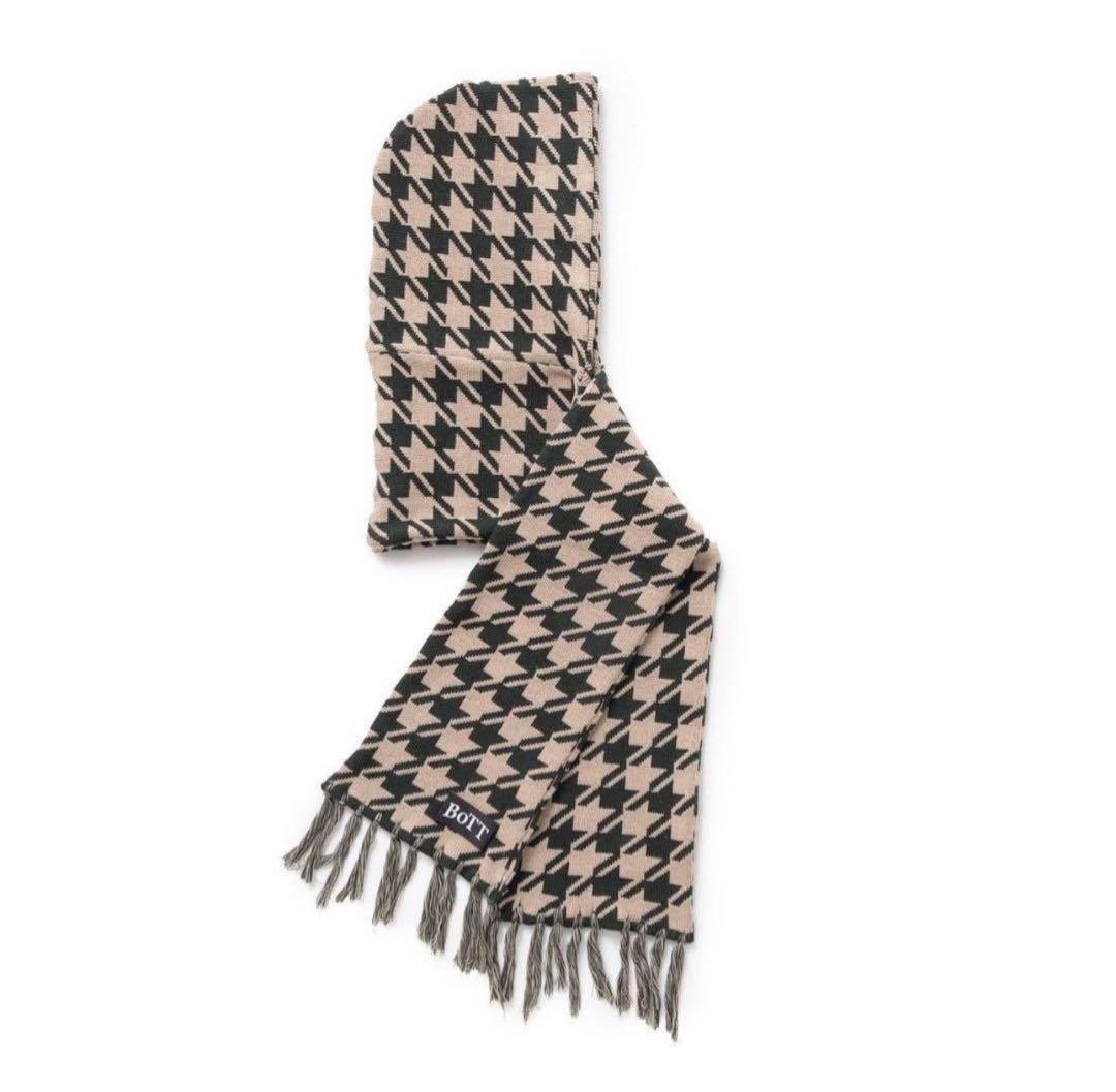☆*☆様 BOTT 24aw HOUNDSTOOTH HOODED SCARF
