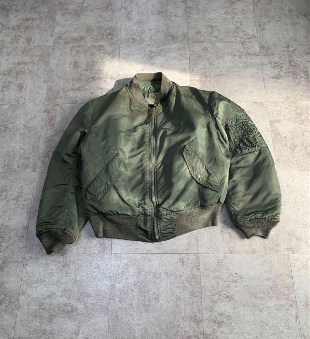 90s alpha ma-1 flight jacket USA製