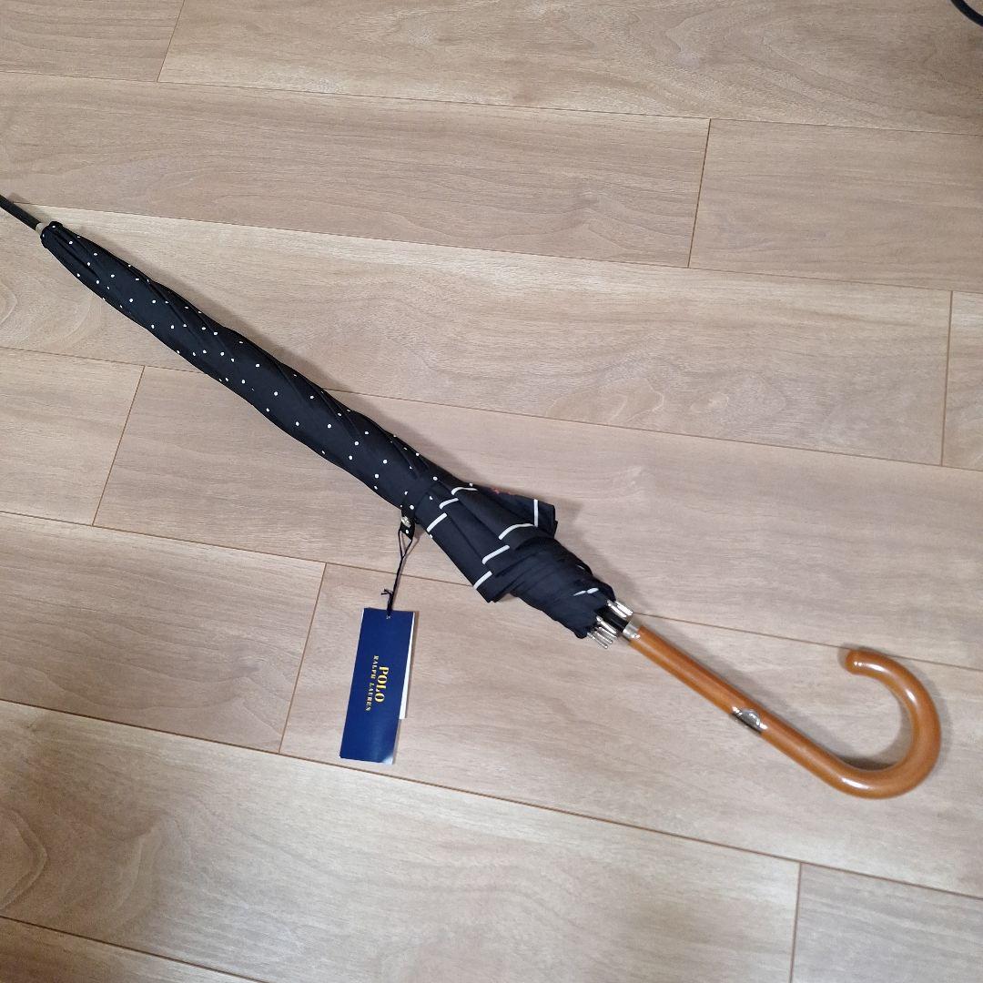 ポロ・ラルフ・ローレン ドット柄雨傘