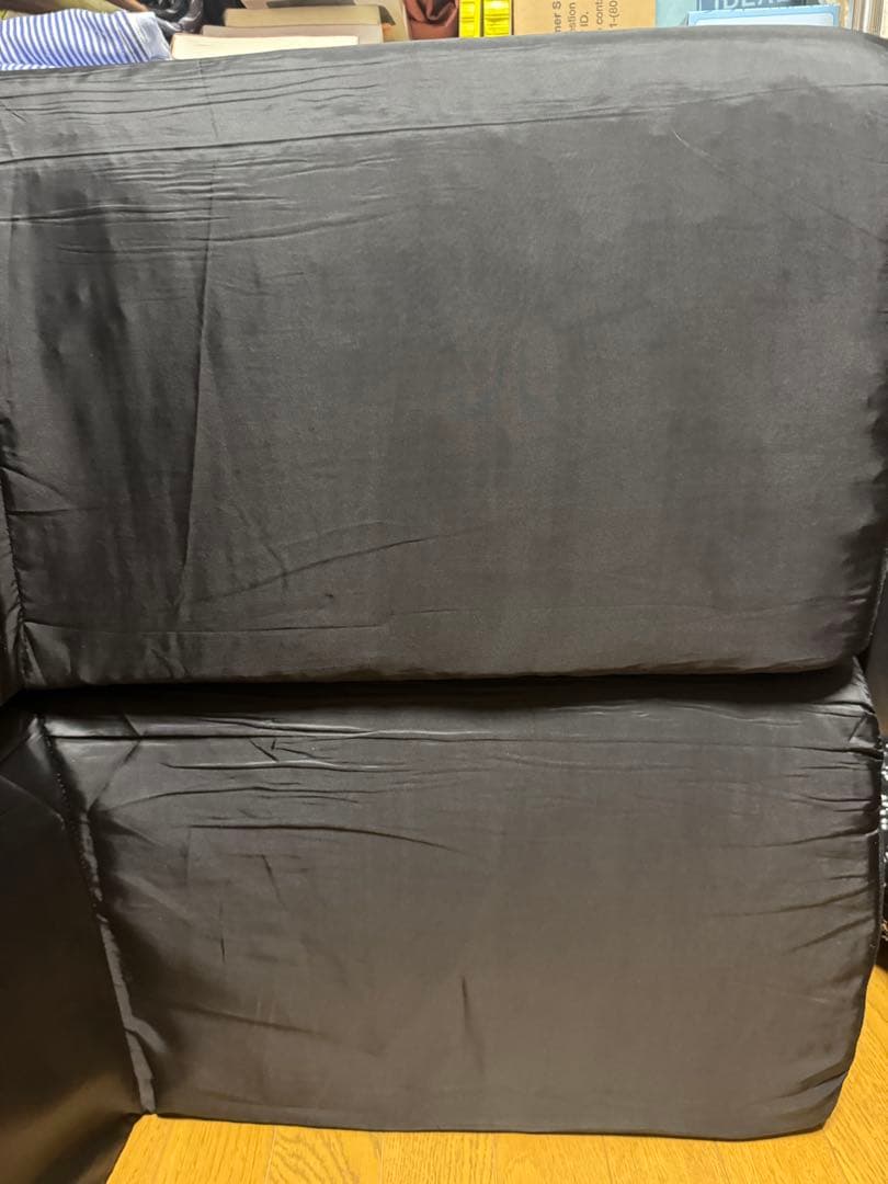 【引取り希望】フロアソファー ブラウン 横幅200cm 洗濯可能