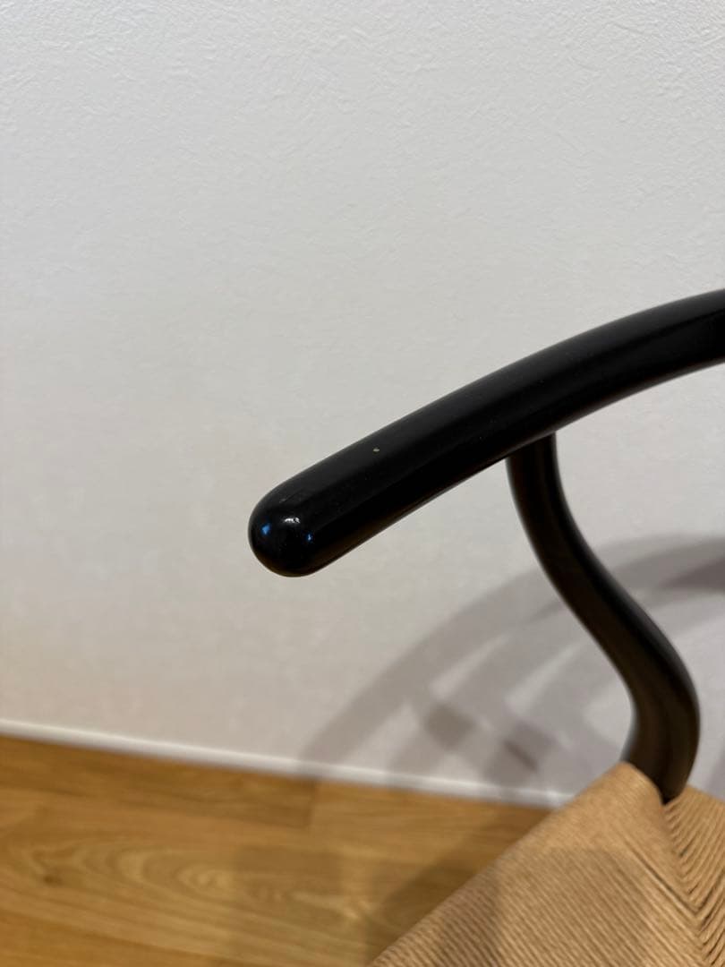 Yチェア　ブラック　ワイチェア　CH24 ①