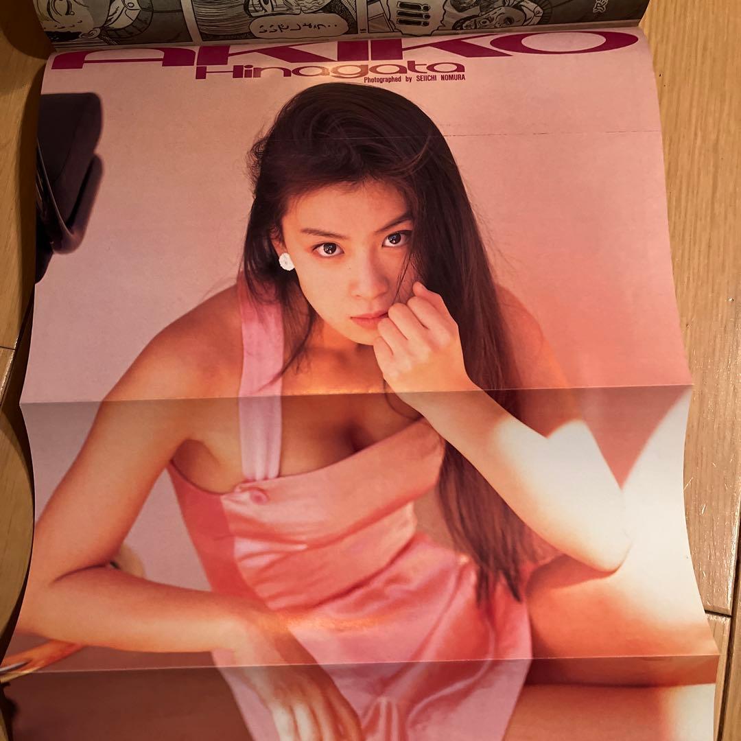 週刊ヤングマガジン1995年15号 浜崎あゆみグラビア掲載　雛形あきこポスター