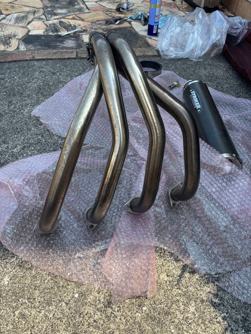 イナズマ400 ストライカーマフラー　フルエキ