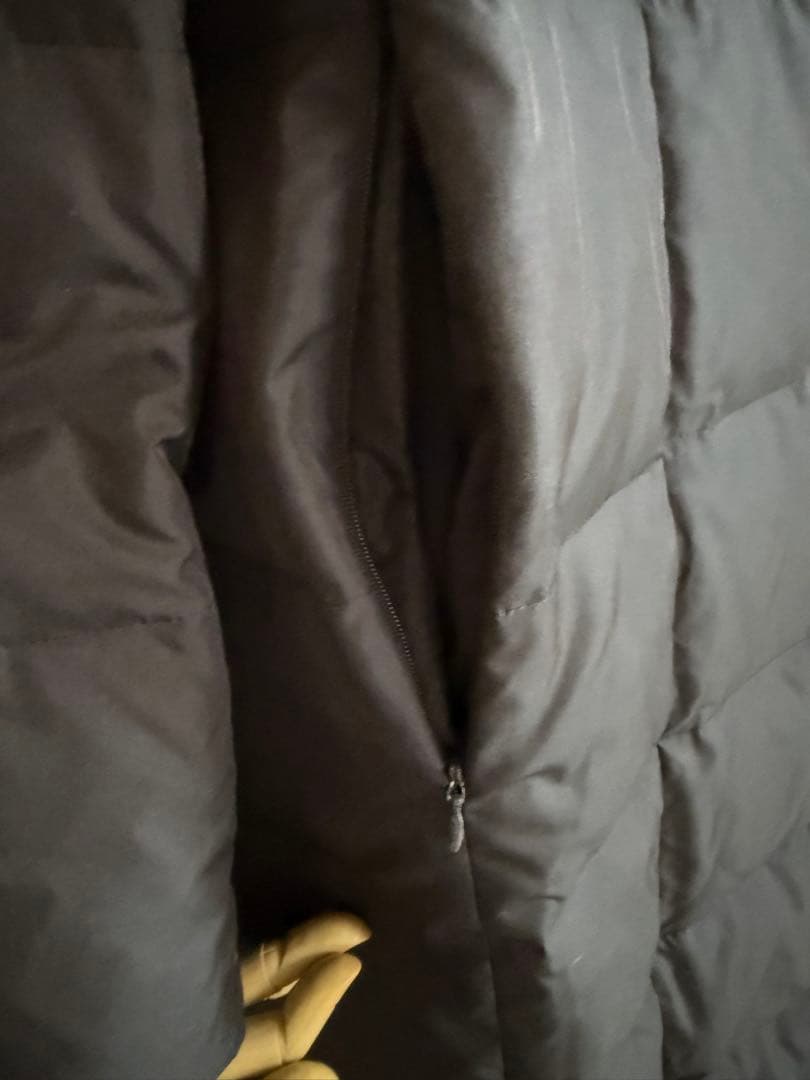 BURBERRY バーバリー 黒 ロング ダウンコート ノバチェック