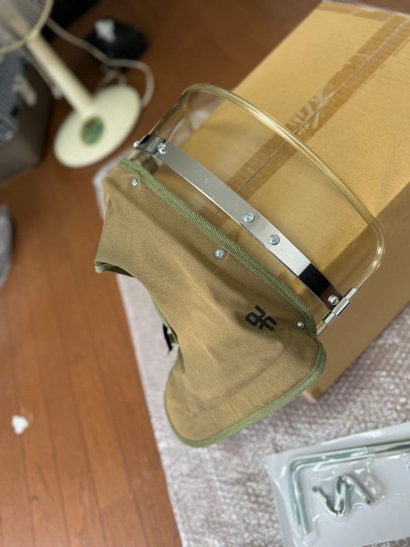 旭風防　ゼットファーザー　短風防　旧車　カーキ　緑