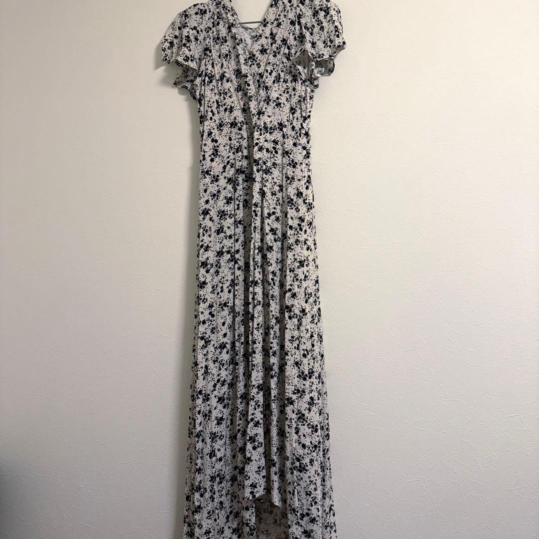 [フレイ アイディー] カシュクールプリントワンピース FWFO251082