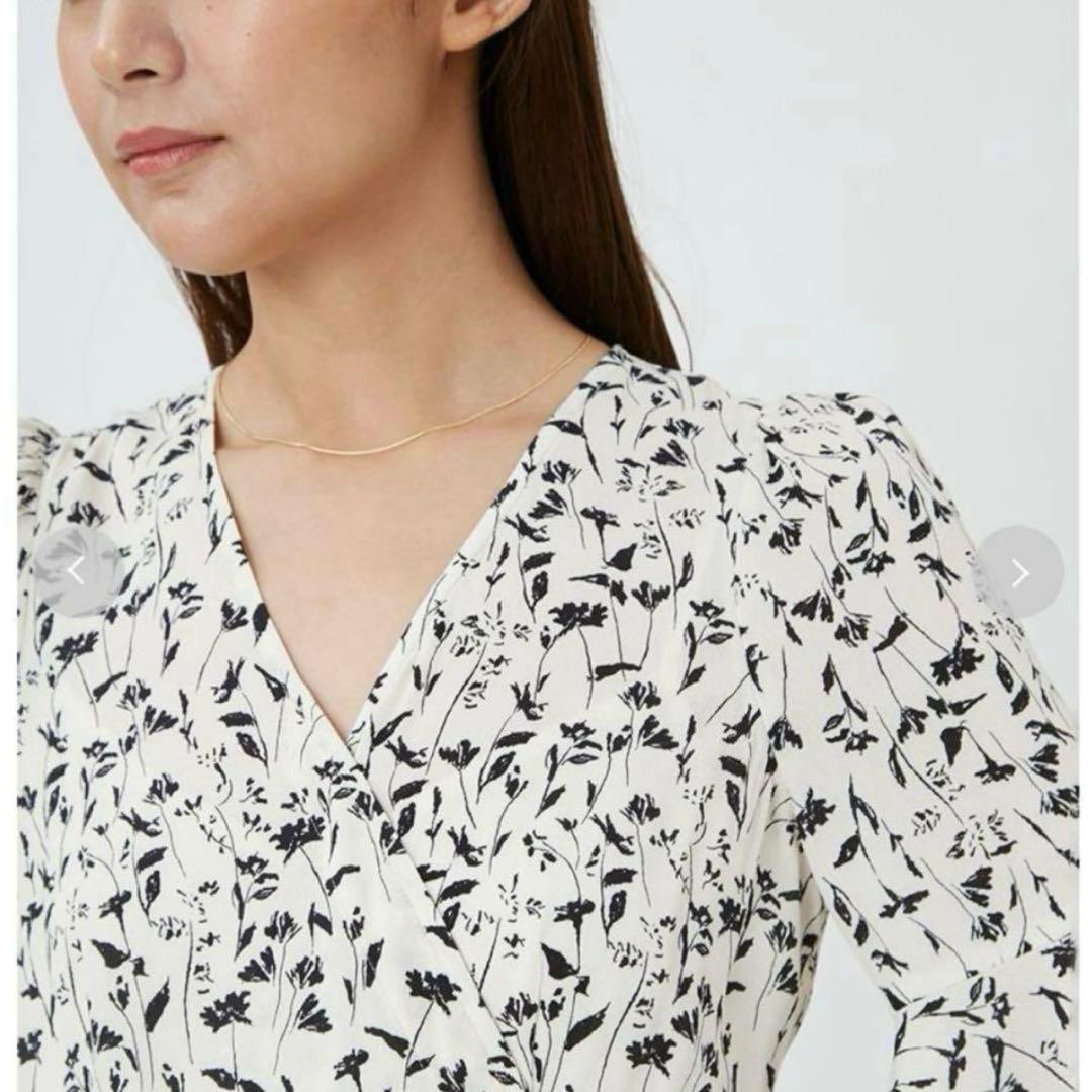 [フレイ アイディー] カシュクールプリントワンピース FWFO251082