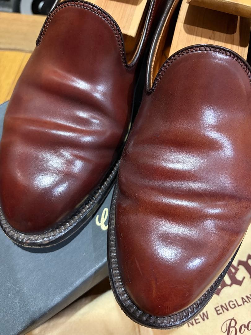 希少Alden オールデン 3606コードバンローファ#8美品シューツリー付