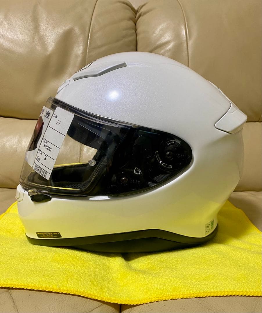 SHOEIZ-7 フルフェイス ヘルメット【美品】ホワイト Sサイズ 55cm