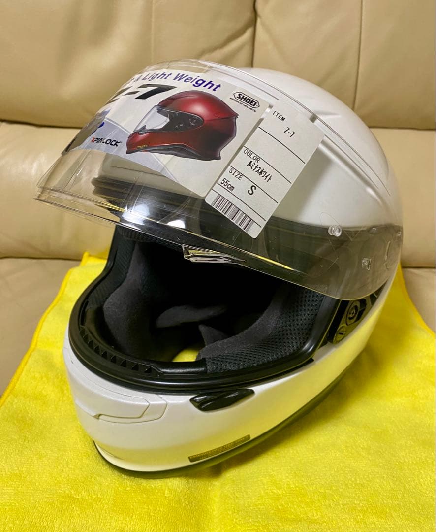 SHOEIZ-7 フルフェイス ヘルメット【美品】ホワイト Sサイズ 55cm