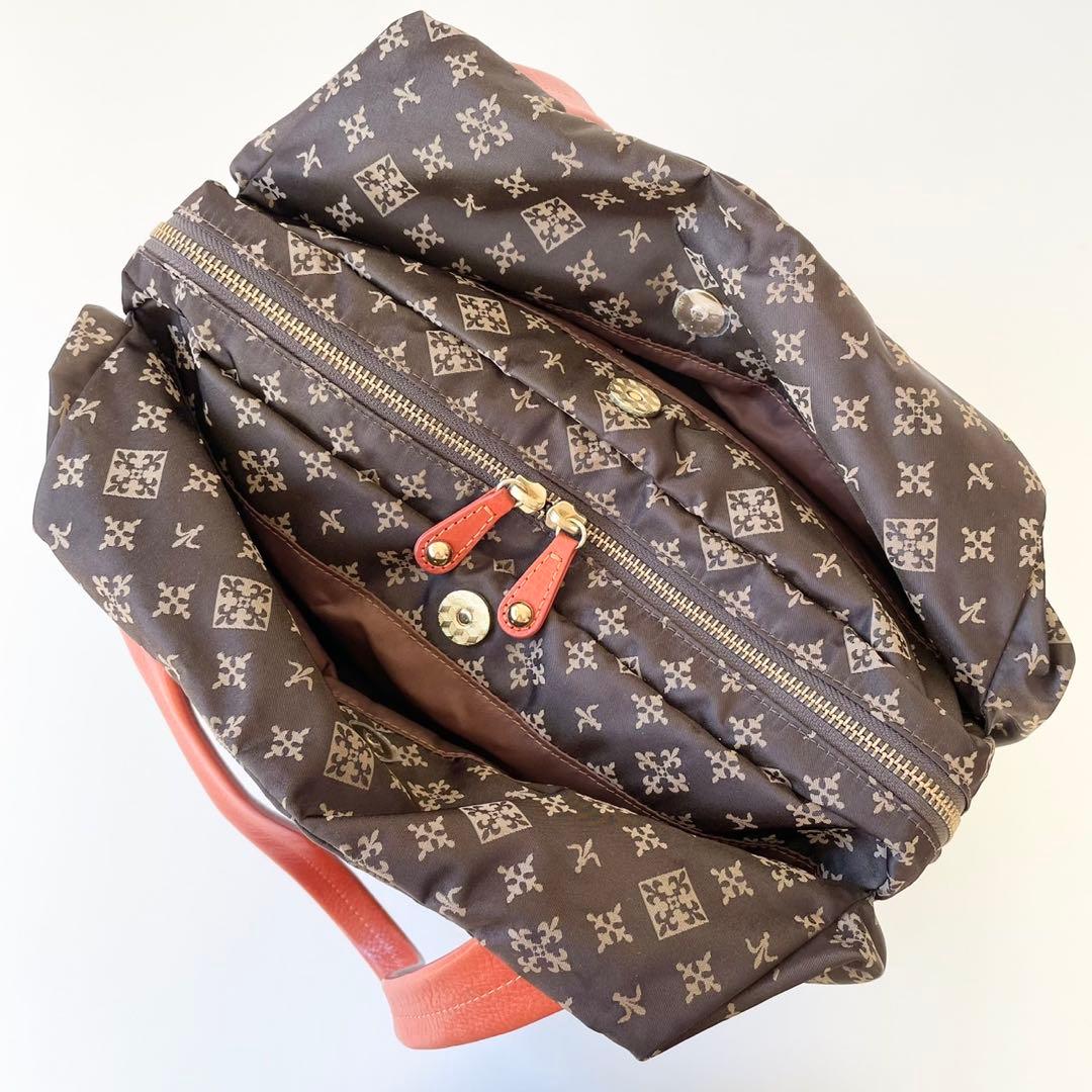 【極美品】russet トートバッグ ナイロン チャーム付き ラシット 軽量