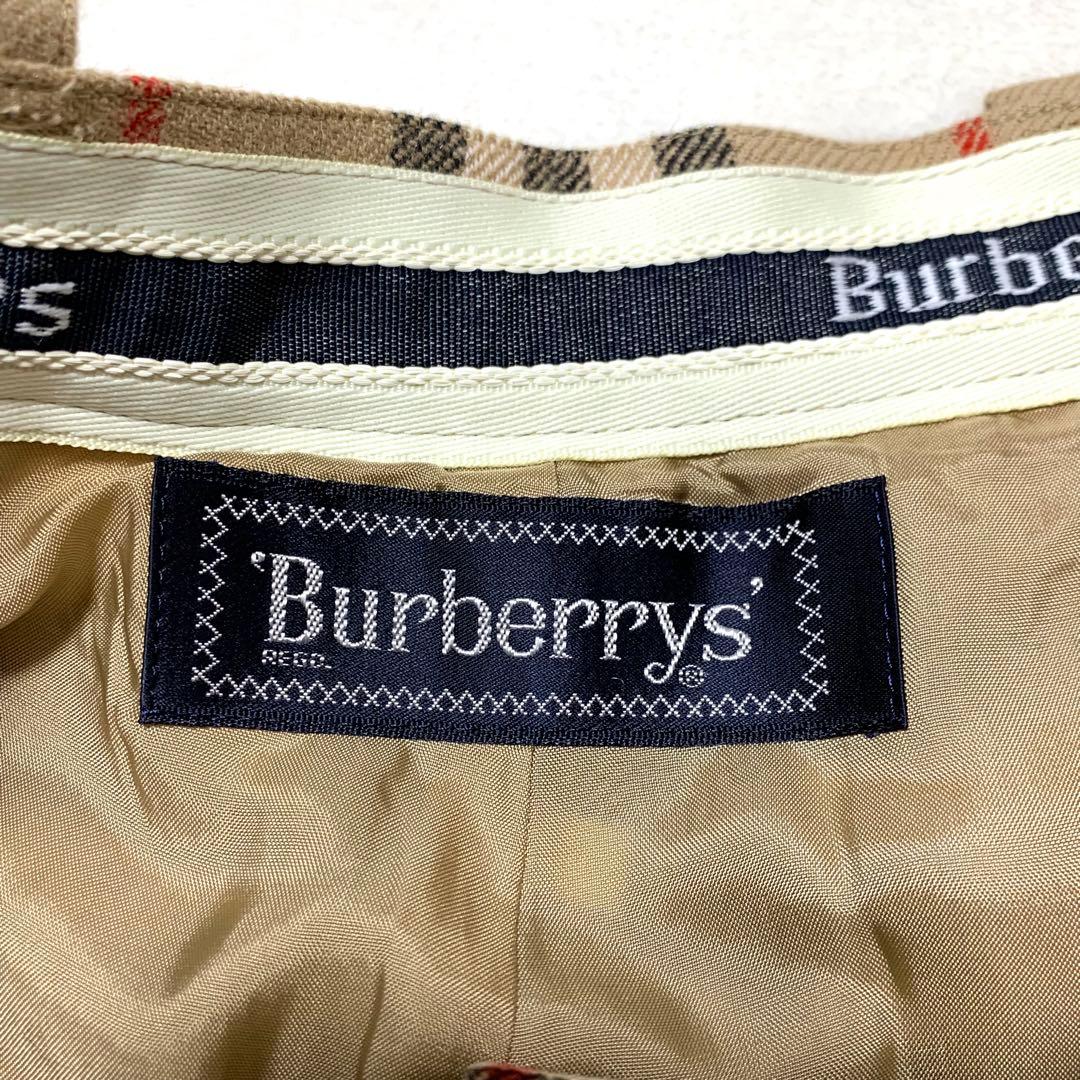 未使用級 VINTAGE BURBERRY ノバチェック キュロットパンツ