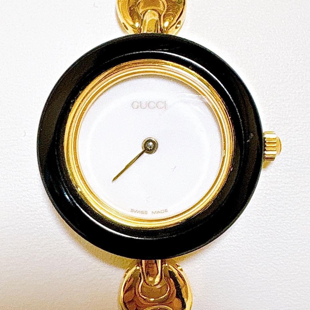 グッチ　電池交換済　11/12.2 チェンジベゼルウォッチ　6色チェーンウォッチ