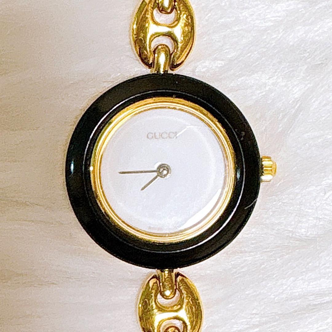 グッチ　電池交換済　11/12.2 チェンジベゼルウォッチ　6色チェーンウォッチ