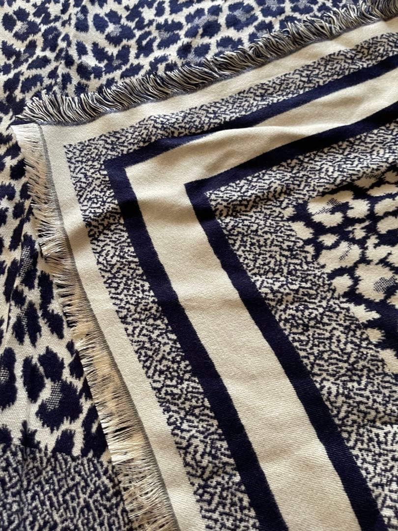 未使用 CD ノベルティ マフラー レオパード ストール ディオール