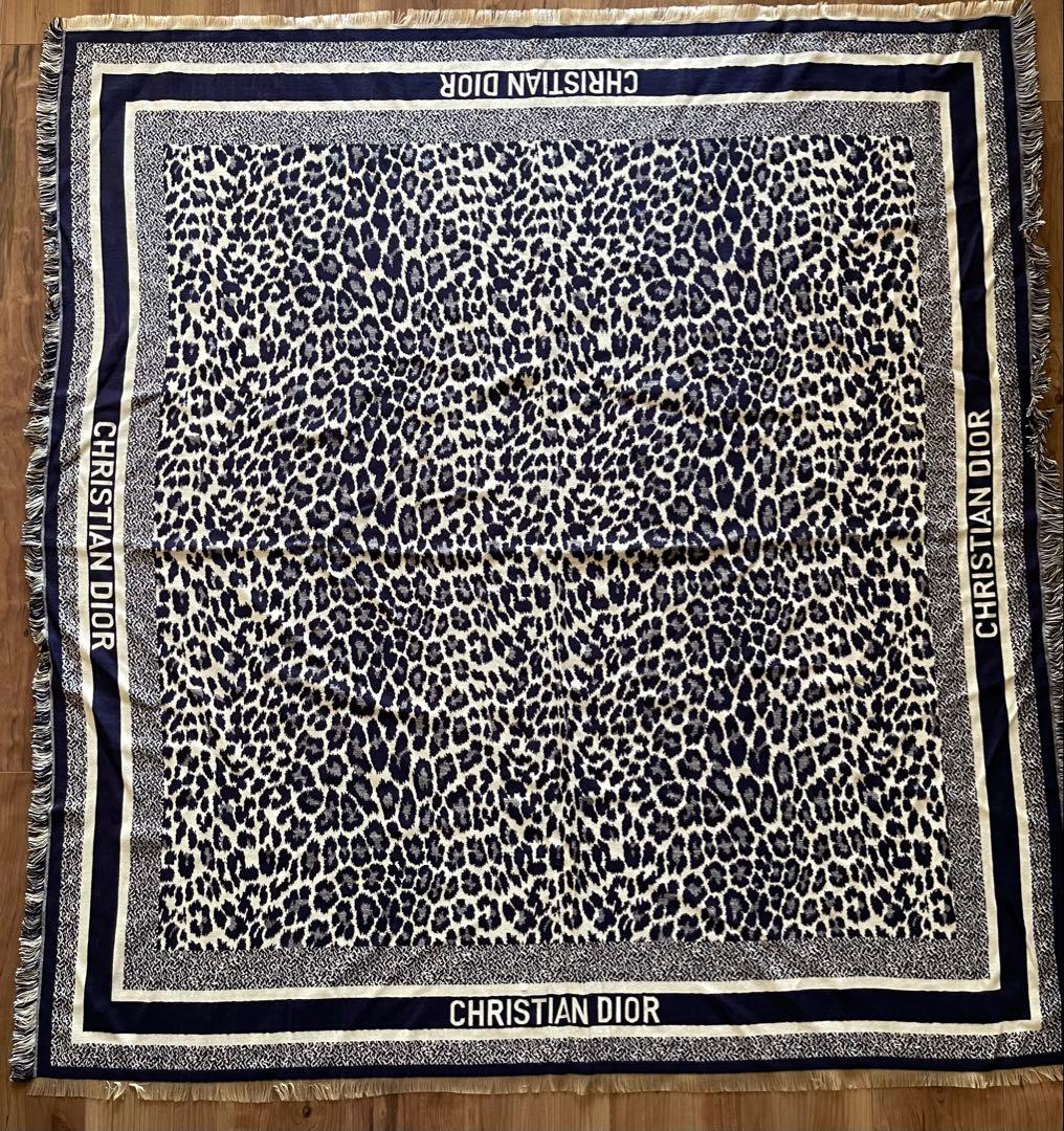 未使用 CD ノベルティ マフラー レオパード ストール ディオール