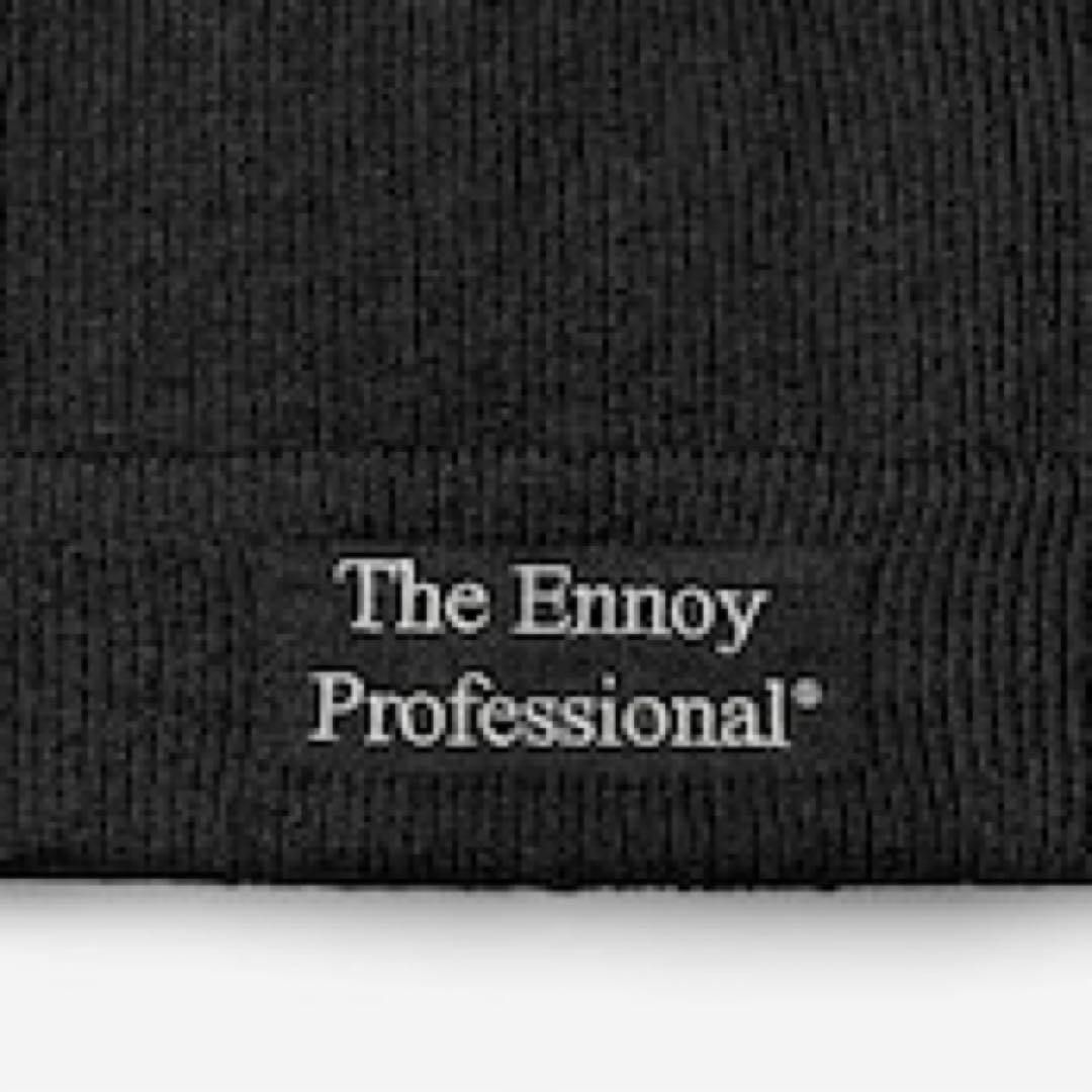 帽子 ennoy PROFESSIONAL KNIT CAP (BLACK)