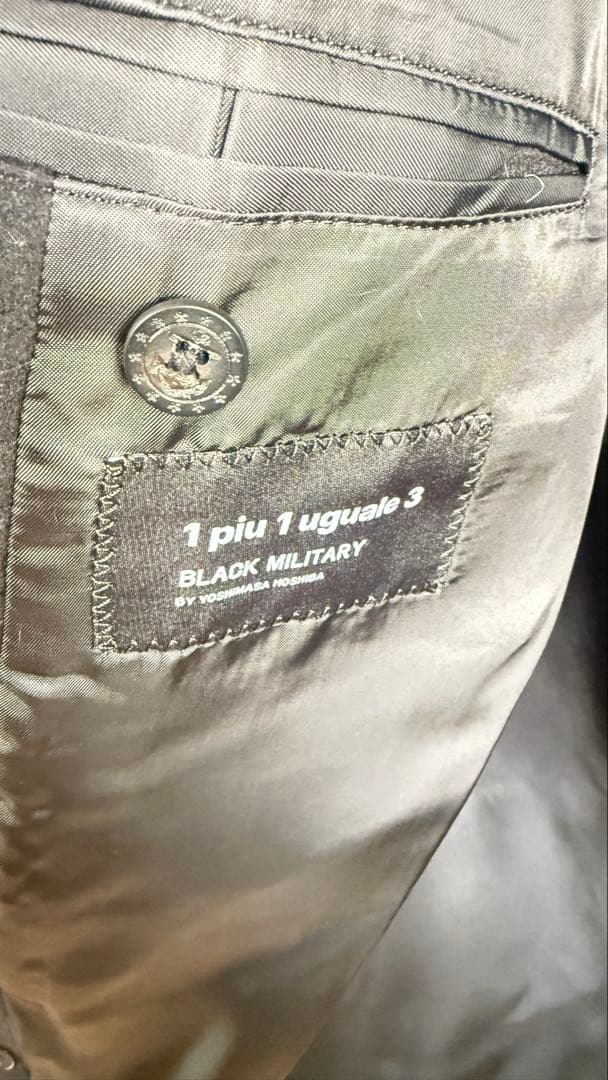 1piuluguale3 ウノピゥx干場サイズ4 義雅カシミアウールピーコート