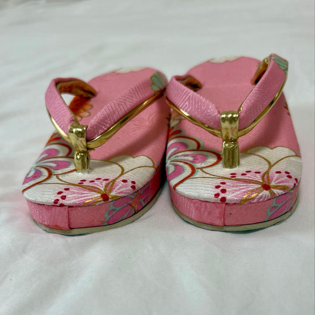 七五三 ３歳 女の子 着物セット 被布 フルセット 9点セット ピンク 花柄