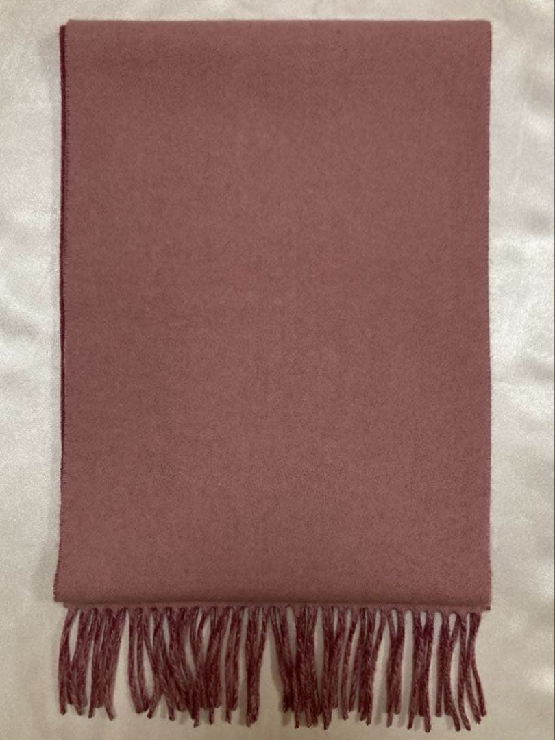 新品未使用　COACH コーチ マフラー ピンク、リバーシブル