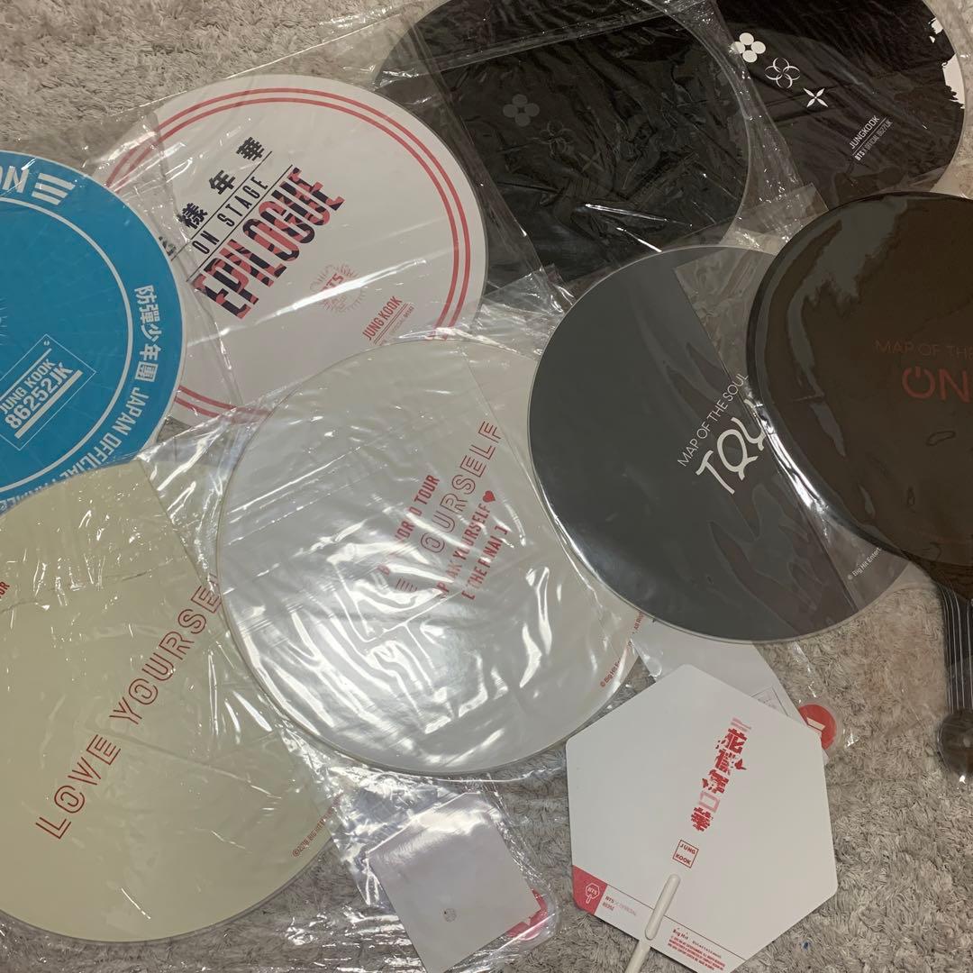 BTS ジョングク うちわ フラッグ セット