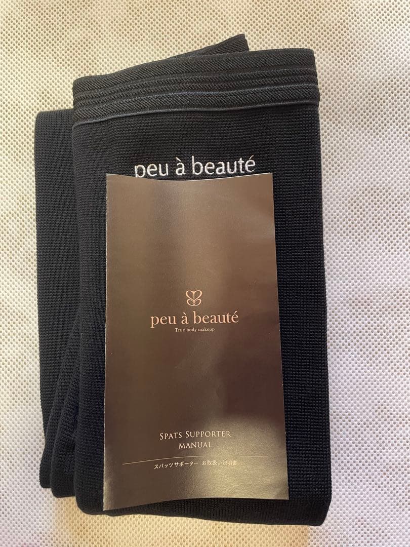 新品未使用 peu a beauteプウアボーテ スパッツサポーター L箱なし