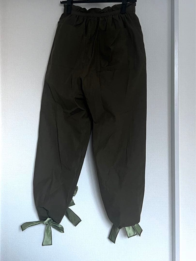 【SIIILON】Soidier ribbon pants 試着のみ