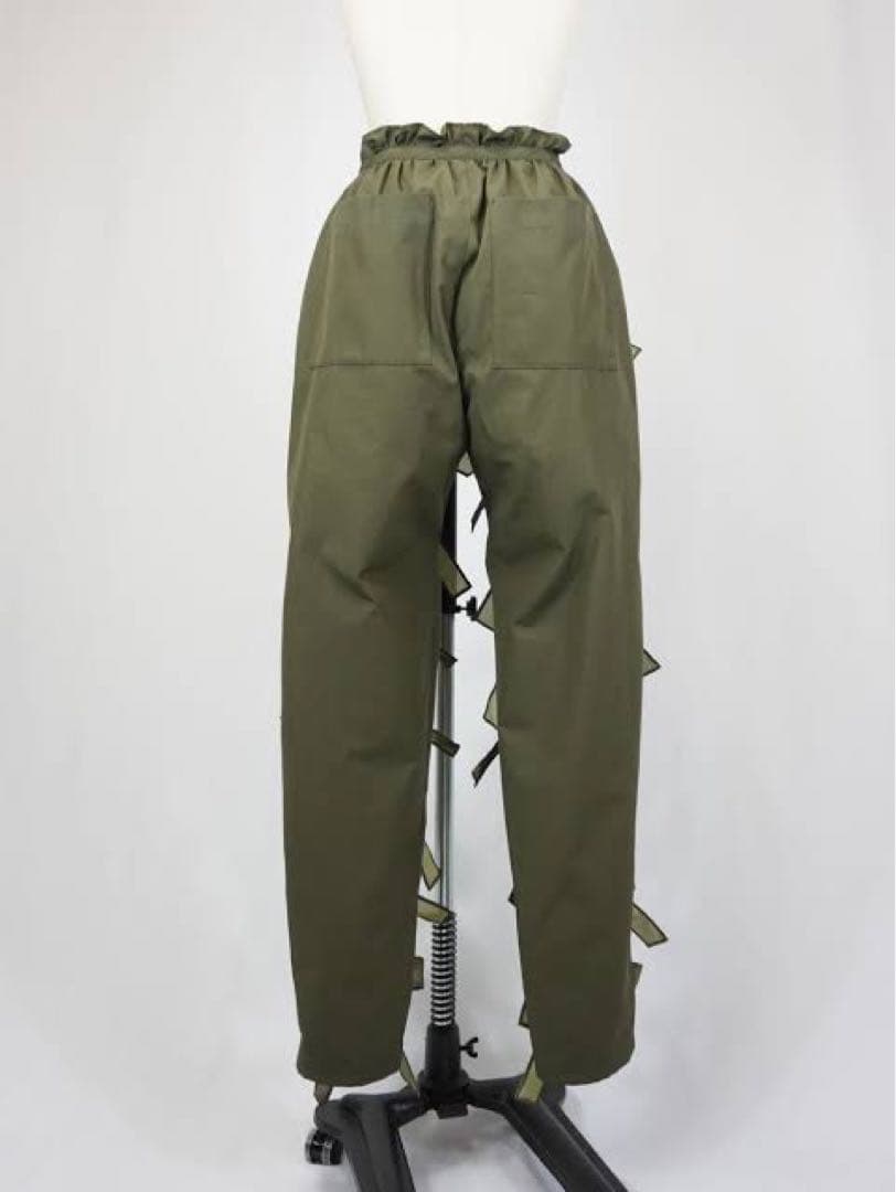 【SIIILON】Soidier ribbon pants 試着のみ