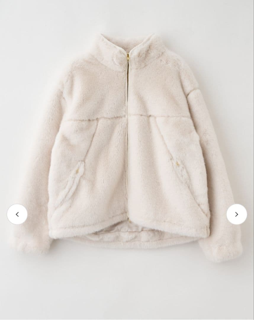 【タグ付き新品】LOUNIE フェイクファーブルゾン