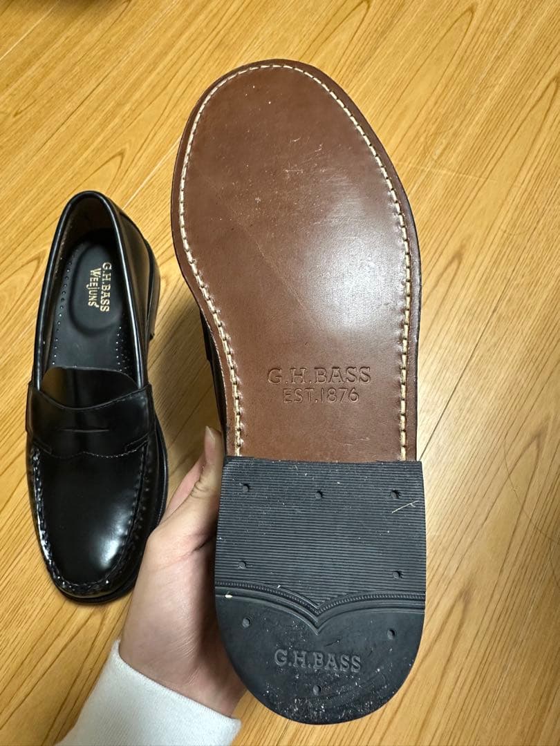 G.H.BASS WEejuns 黒 ローファー レザー