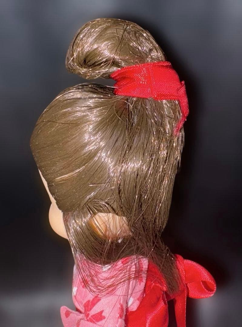 バンダイが1986年頃に発売「あんみつ姫」町人娘バージョンのソフビ人形小泉今日子