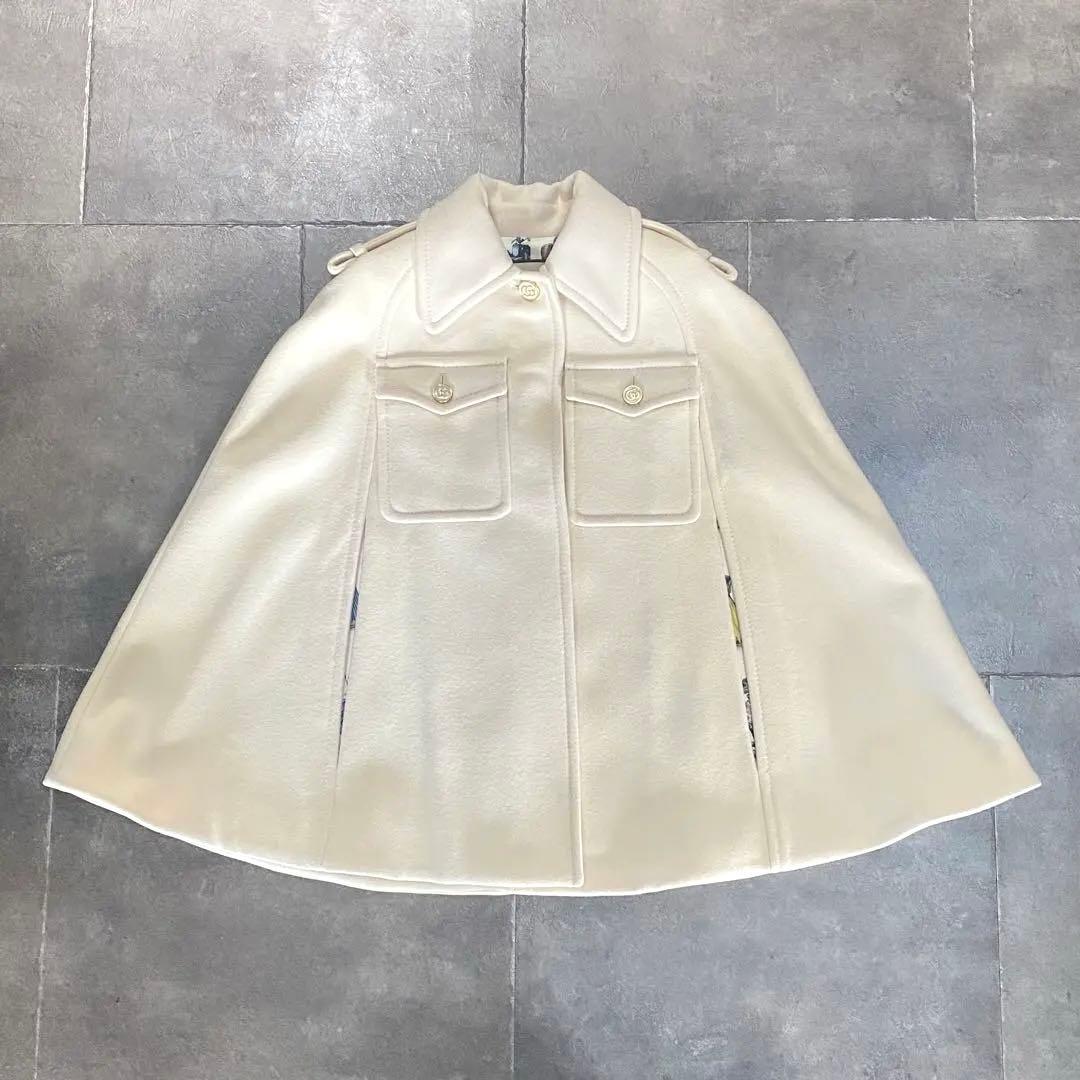 GUCCI グッチ 日本限定 ヒグチユウコ キャットアップリケ コート ポンチョ