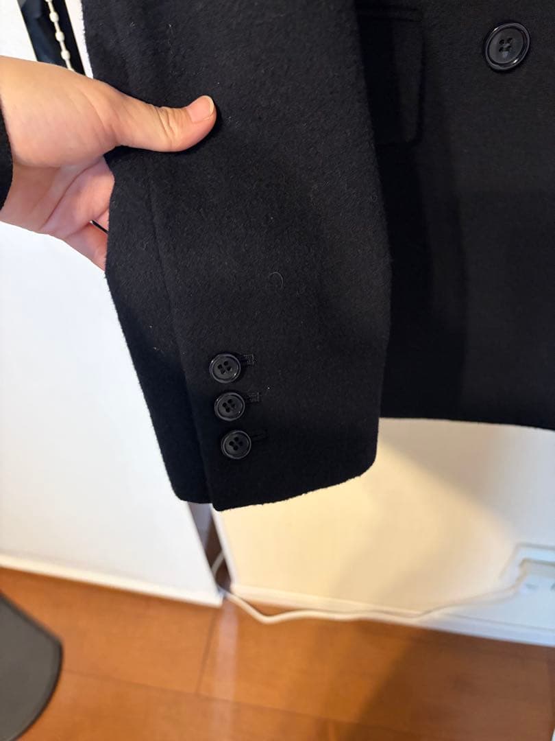 le ciel blue ウール テーラードジャケット ネイビー ダブル