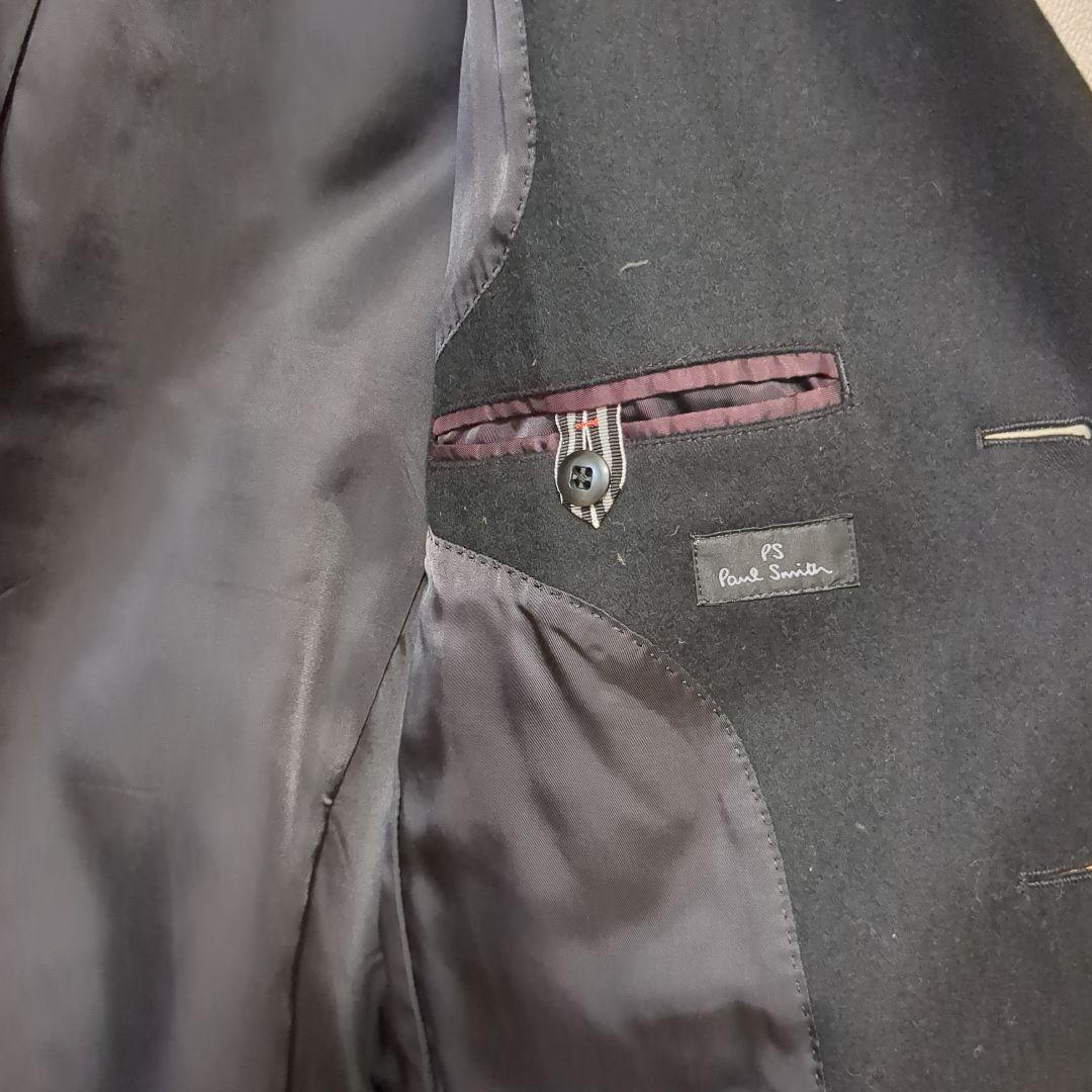 Paul Smith ピーコート カシミヤ混　ブラック