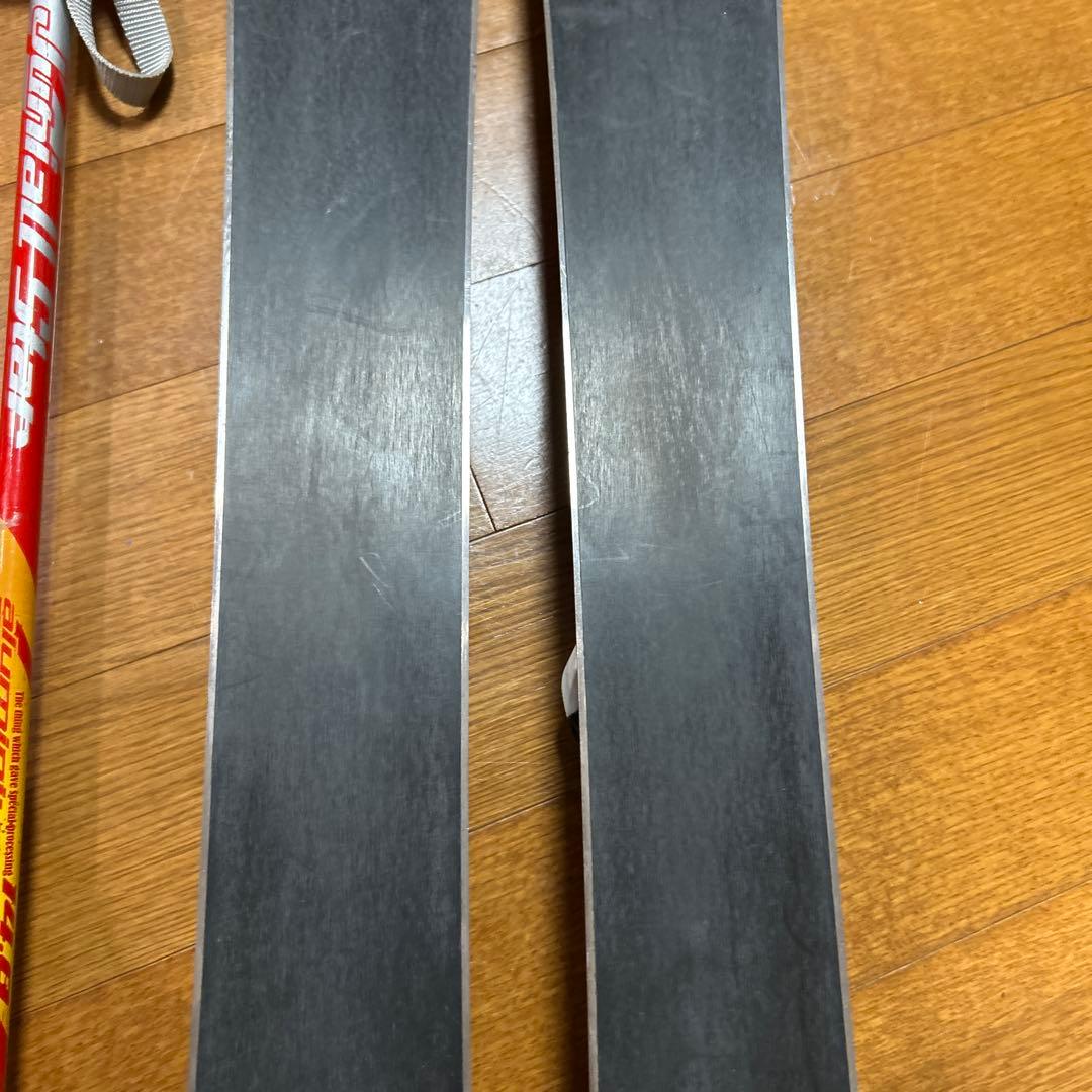 swallow スキーセット板100cm おまけの靴21センチ ストック付き
