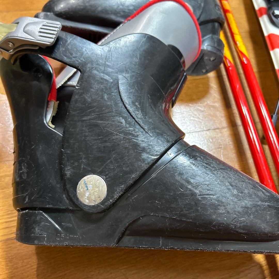 swallow スキーセット板100cm おまけの靴21センチ ストック付き