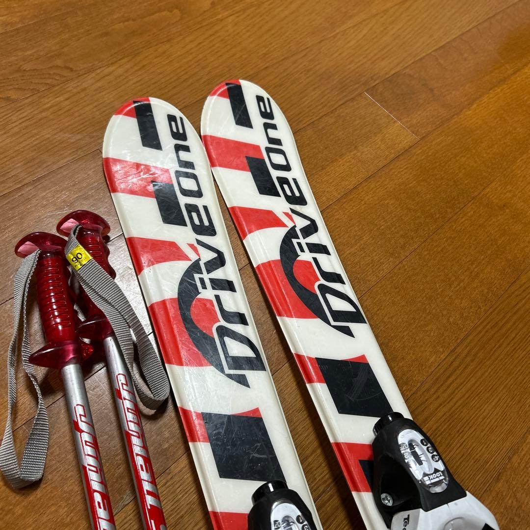 swallow スキーセット板100cm おまけの靴21センチ ストック付き