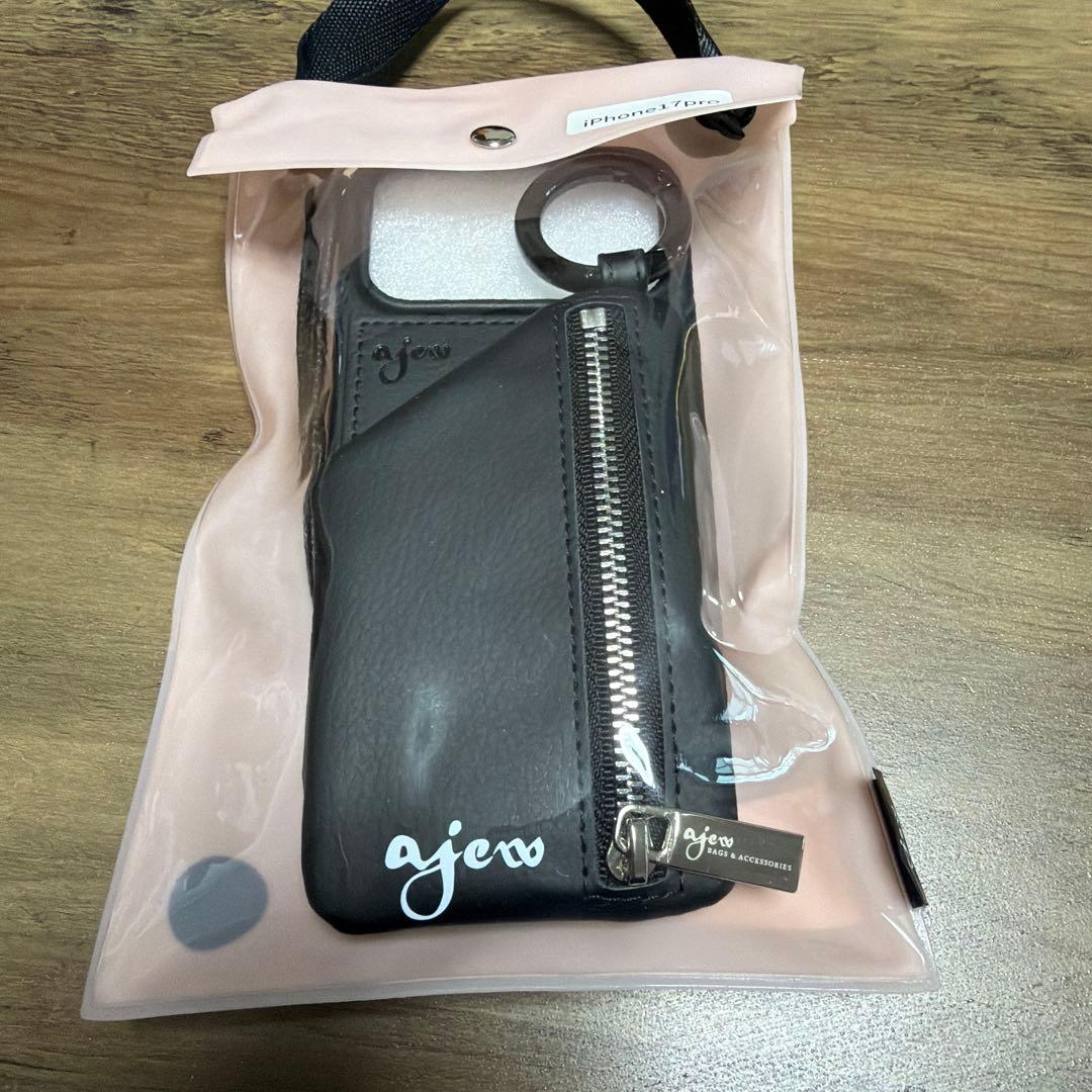 新品未使用ajew iphone 17proケース ピュアブラック