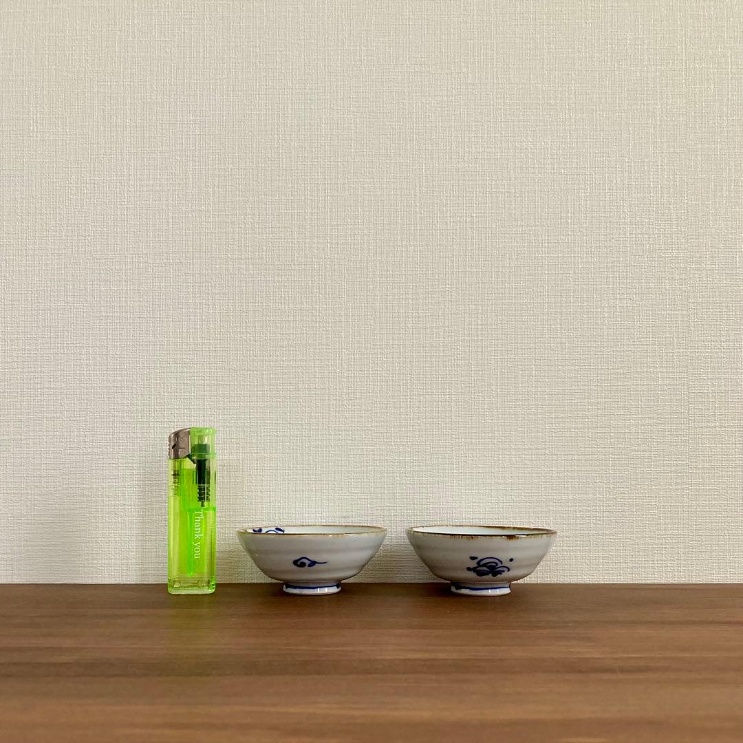 【新品未使用】kotohogi 波佐見焼 小皿 平盃 鶴 亀