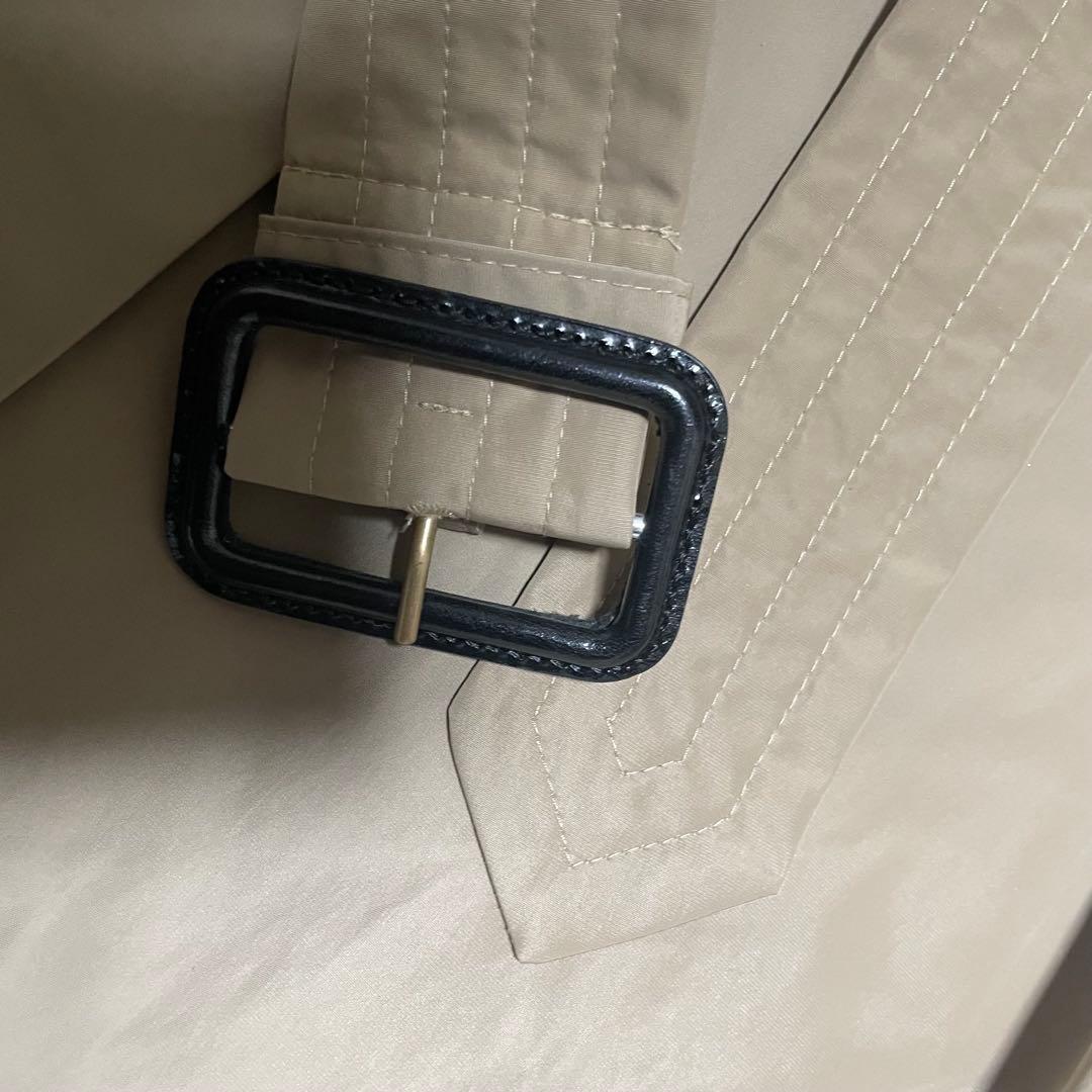 美品 近年モデル バーバリー 軽撥水 フード付 トレンチコート メガチェック40