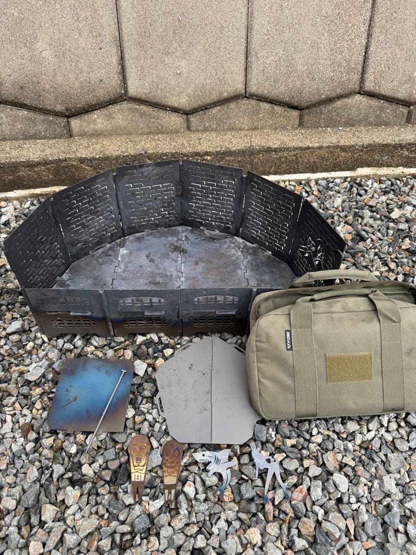 rodan サンゾー工務店　丘キャンパーズコラボ　　半月セット　他カスタム品