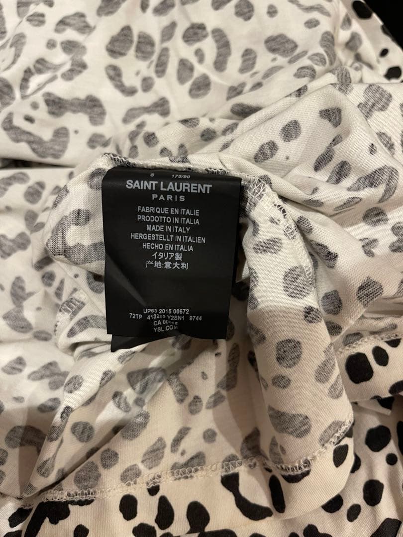 SAINT LAURENT PARIS サンローランパリ　レオパード　Tシャツ