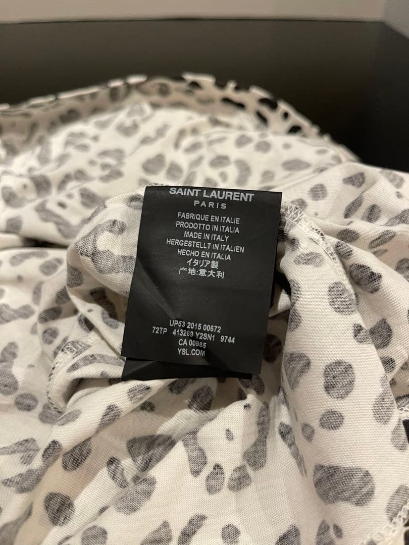 SAINT LAURENT PARIS サンローランパリ　レオパード　Tシャツ