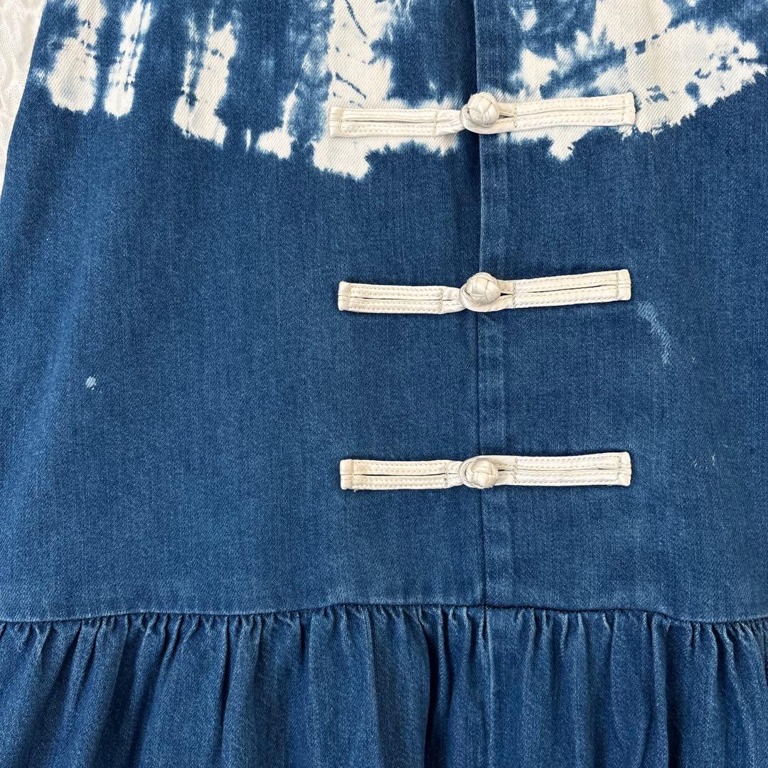 KOUNTRYキャピタル タイダイ インディゴ デニム サロペット オールイン
