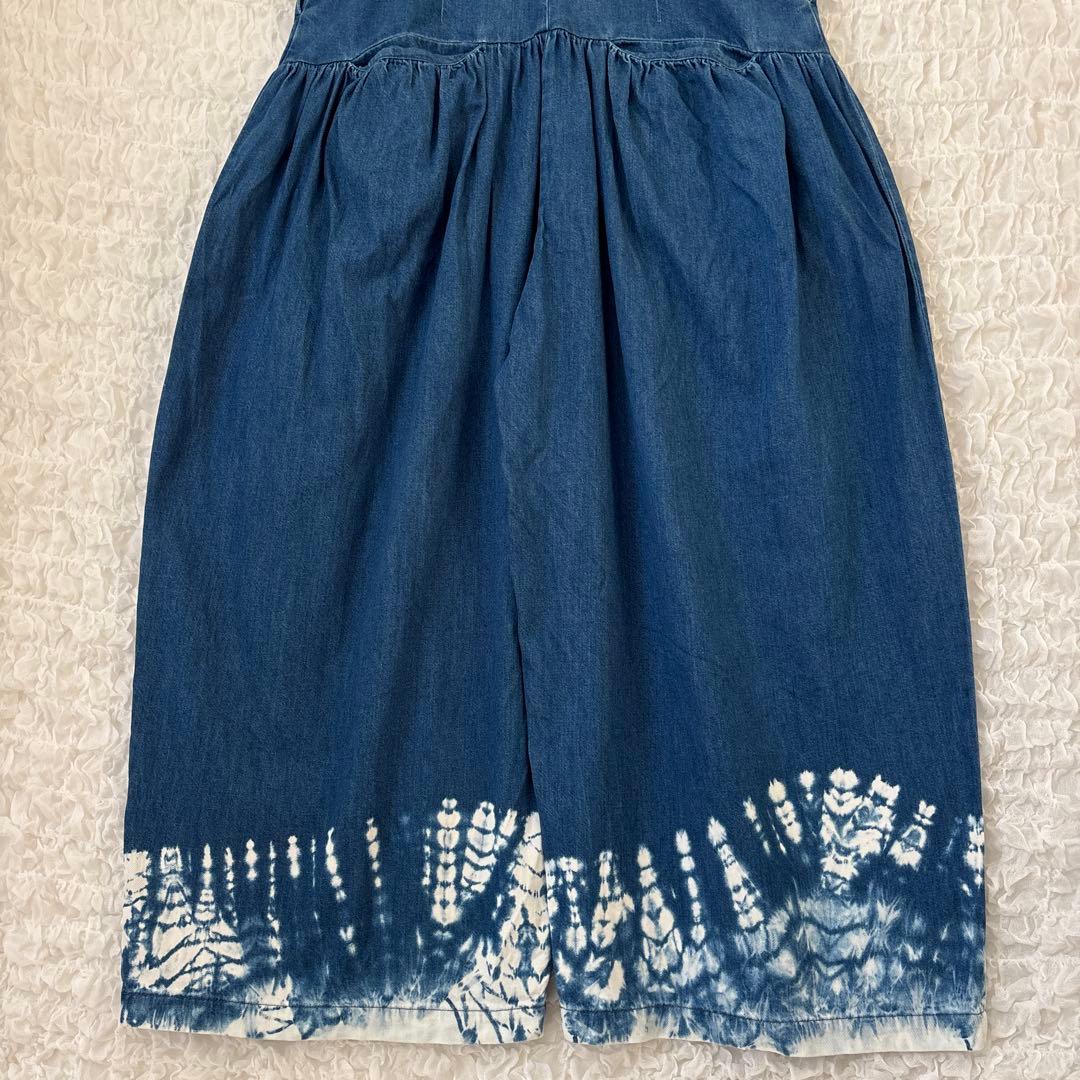 KOUNTRYキャピタル タイダイ インディゴ デニム サロペット オールイン