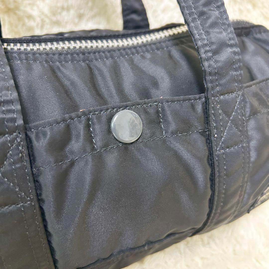 美品✨ ポーター タンカー ドラムバッグ S ミニボストン ブラック 廃盤品